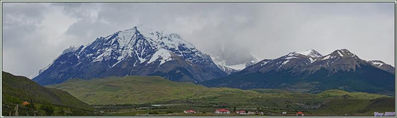 Paysage vu depuis le Lac Amarga - Torres del Paine - Patagonie - Chili