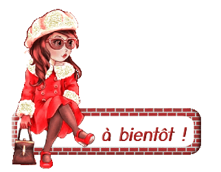 A BIENTÔT à plus tard blinkie hiver, automne et pluie