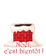 Bientôt Noël, gif animé, blinkie,carte, attente