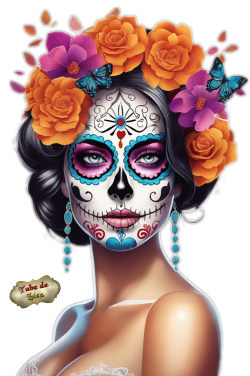 Halloween sugar skull 20