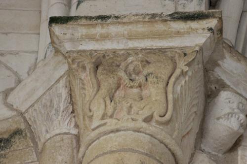 L'église de Gargilesse, les chapiteaux