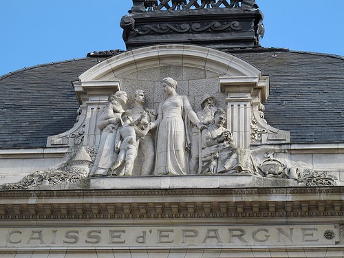 Dans la rue de la République à Amiens
