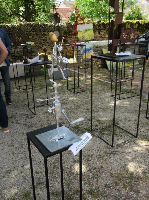 Le salon "Arts et Artisanats" de Brion  sur Ource s'est déroulée  le 16 juin sous un beau soleil, et les visiteurs ont été nombreux !