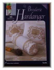 3ème ange en hardanger avec perles de culture