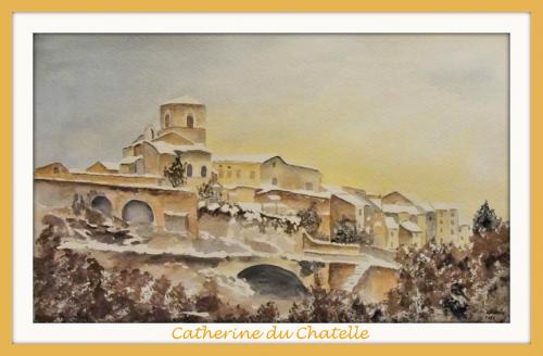 Aquarelles à Villiers le Duc...