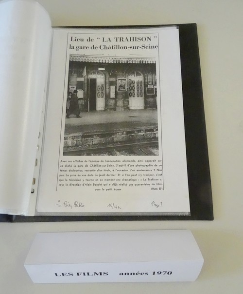Souvenirs d'une exposition sur l'arrivée du train à Châtillon sur Seine...
