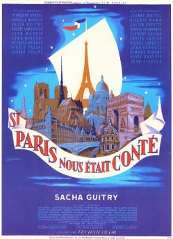SI PARIS NOUS ETAIT CONTE BOX OFFICE FRANCE 1956 AFFICHE DE GUY GERARD NOEL