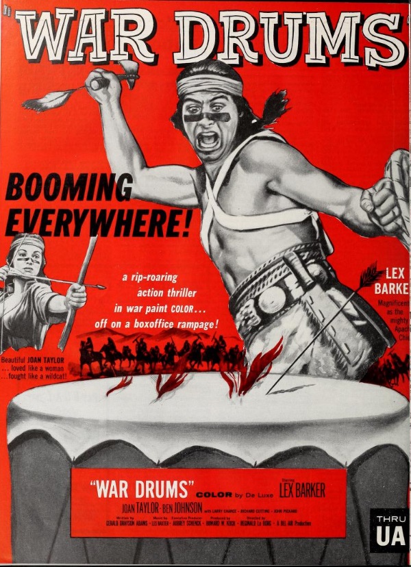 WAR DRUMS BOX OFFICE USA 1957