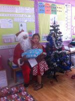 Le Père Noël est passé dans notre classe!!!!!