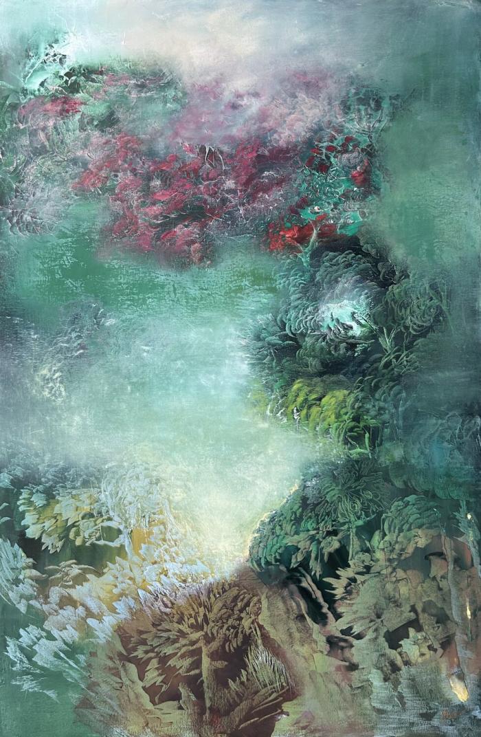 Peinture de ; Ludmila Budanov  peintre chypriote