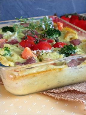 GRATIN DE BROCOLIS A LA VIANDE