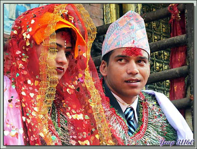 Blog de images-du-pays-des-ours : Images du Pays des Ours (et d'ailleurs ...), Temple Amar Narayan Mandir: cérémonie de mariage - Les mariés - Tansen (Palpa) - Népal