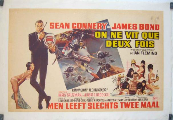 ON NE VIT QUE DEUX FOIS - BOX OFFICE SEAN CONNERY 1967
