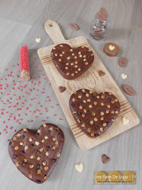 Cœurs fondants aux 3 chocolats 