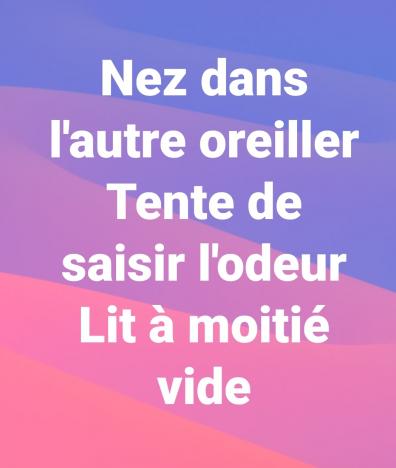 Nez dans l'autre oreiller