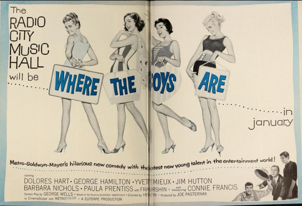 WHERE THE BOYS ARE BOX OFFICE USA 1961