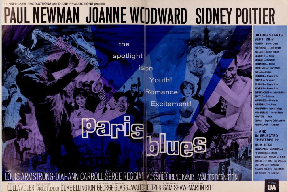 PARIS BLUES BOX OFFICE USA 1961
