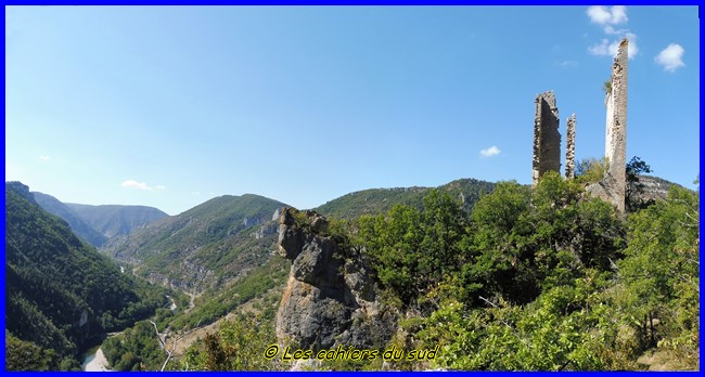 Gorges du Tarn, le Castelas de Hauterives