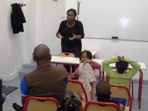 Un moment très convivial avec les familles le samedi 08 novembre 2014!