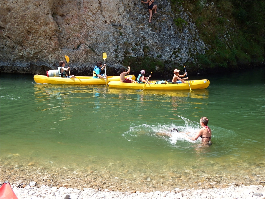 Saint Héminie , le site des canoés-Kayak