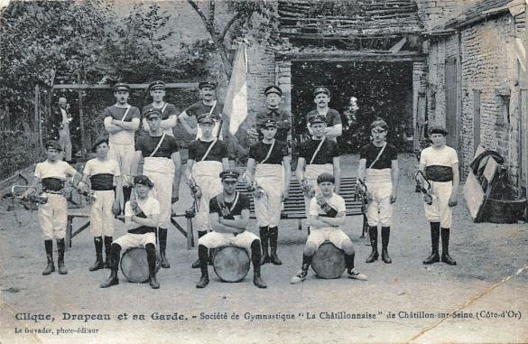 Quelques cartes postales anciennes de la Châtillonnaise Gymnastique