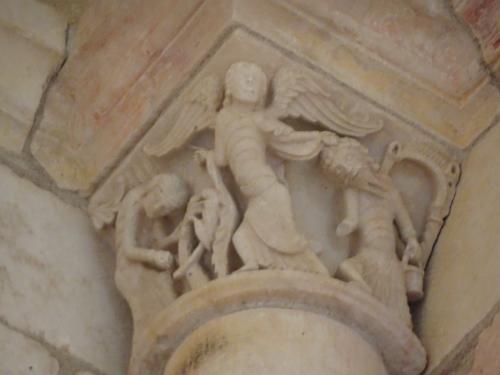 L'église de Gargilesse, les chapiteaux