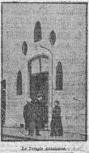 Le Temple Antoiniste (L'Humanité 5 mai 1913)