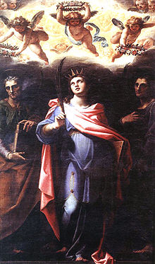 Sainte Flavia Domitilla. Martyre romaine († v. 95)