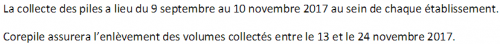 Concours Corepile