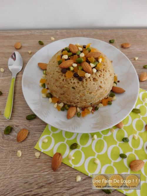 Bowl cake abricots, pistaches et amandes
