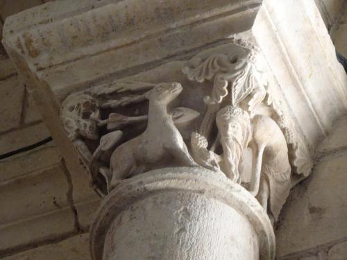 L'église de Gargilesse, les chapiteaux