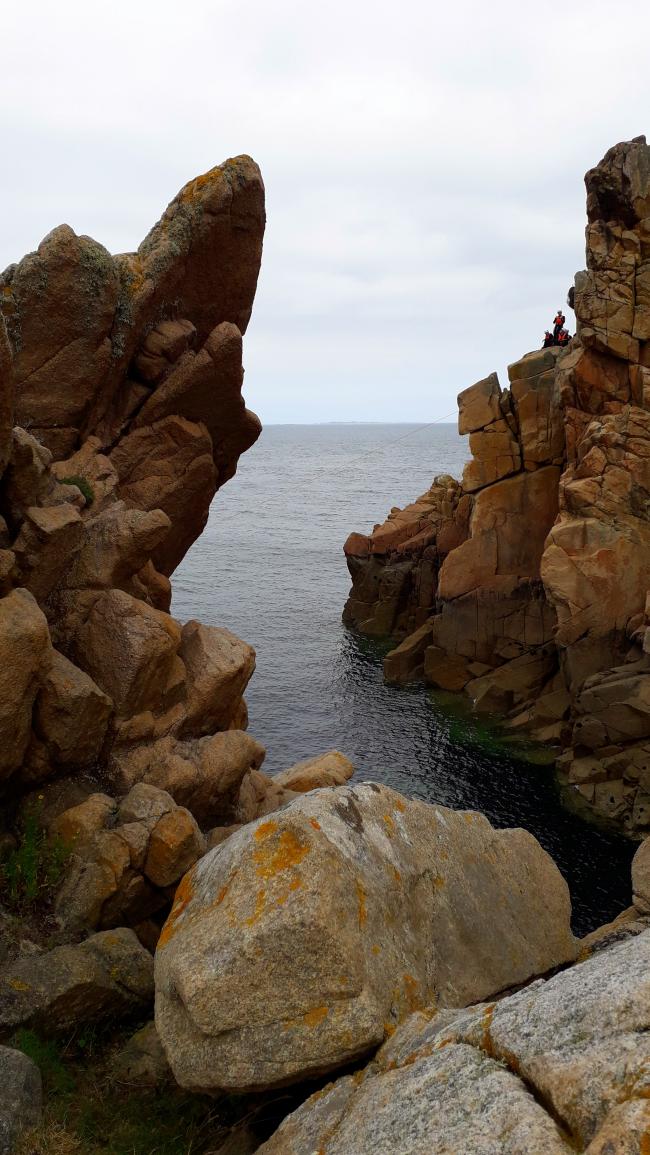 balade  dans les rochers de Primel   (fin 