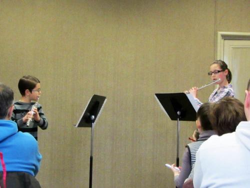 Les auditions des élèves flûtistes de l'Ecole de Musique de Châtillon sur Seine