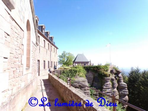 Mont Sainte Odile, Abbaye de Hohenbourg