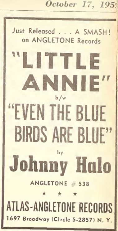 Johnny Halo Little Annie
