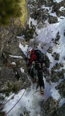 Petit test avant une sortie en alpinisme hivernal