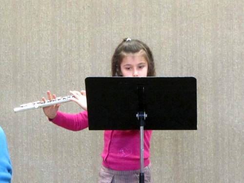 Les auditions des élèves flûtistes de l'Ecole de Musique de Châtillon sur Seine