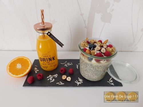 Pudding végétal aux graines de chia