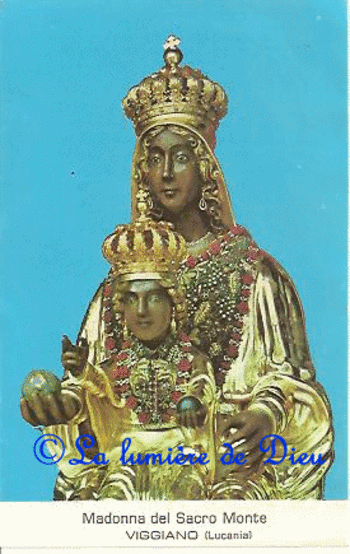 Preghiera Madonna del Sacra Monte Viggiano