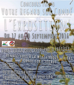 Exposition de photos de la ville de Condé-sur-l'Escaut