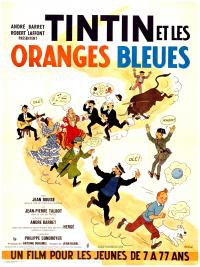TINTIN ET LES ORANGES BLEUES BOX OFFICE FRANCE 1964