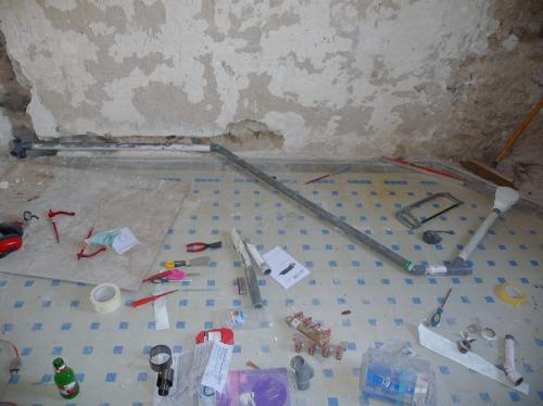 Salle de bain, again!