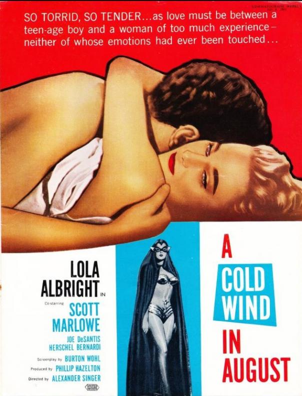 A COLD WIND IN AUGUST BOX OFFICE USA 1961