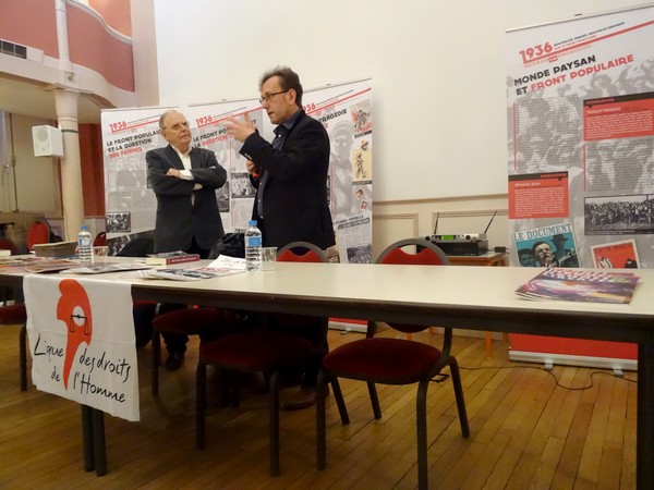 "Quels nouveaux regards sur 1936 ?", une conférence de Jean Vigreux, pour la Ligue des Droits de l'Homme Châtillonnaise