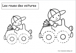 MS / FICHE PÂTE A MODELER / CERCLE dans le sens de l'écriture 