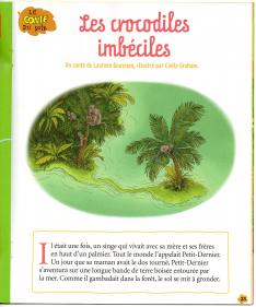 Lecture d'un texte court : « Les crocodiles imbéciles »