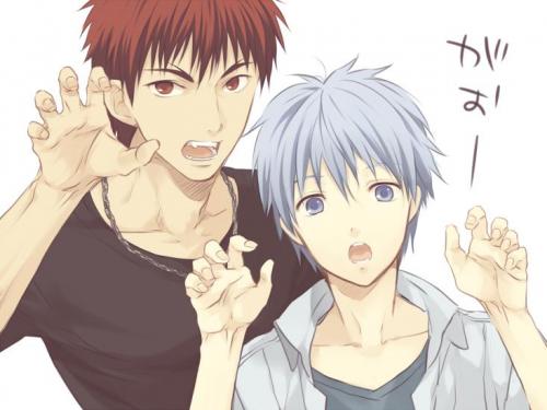 Kagami&Kuroko~ Rawr 