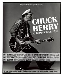 Chuck Berry - European tour