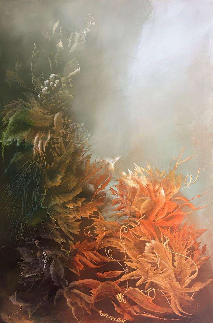 Peinture de ; Ludmila Budanov  peintre chypriote