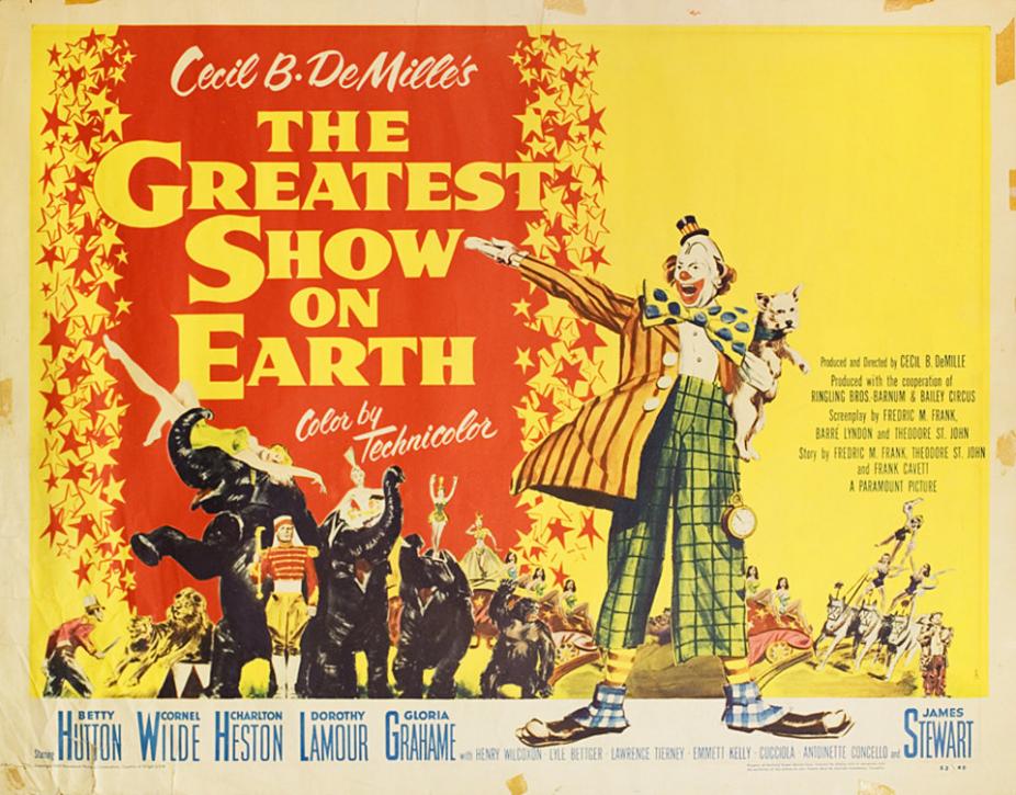 SOUS LE PLUS GRAND CHAPITEAU DU MONDE BOX OFFICE USA 1952